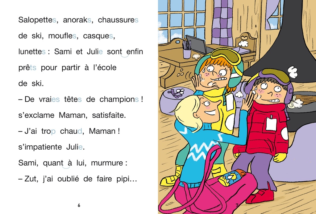 J'apprends à lire - SAMI ET JULIE CP NIVEAU 3 SAMI ET JULIE, CHAMPIONS DE SKI