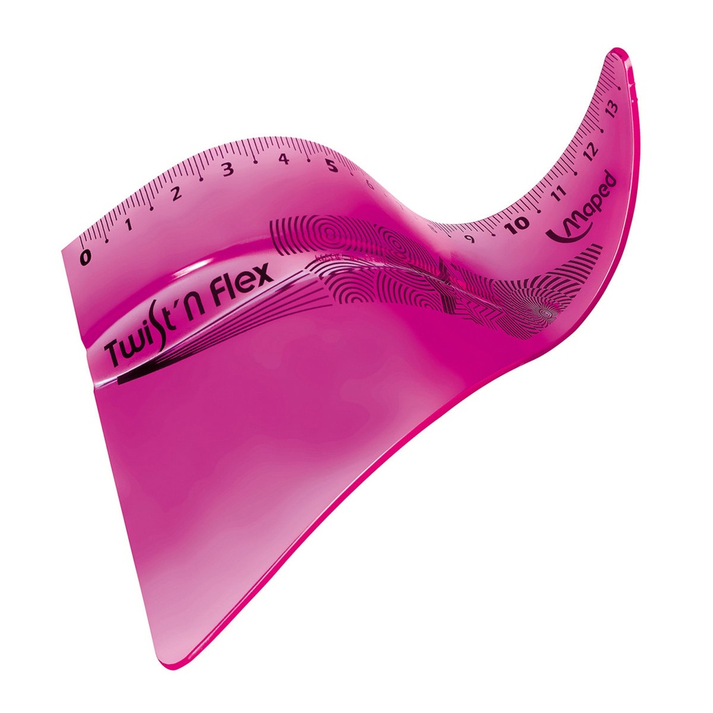 Équerre en plastique incassable - 60° - 15 cm - Twist'n Flex - Maped