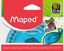 1 rapporteur en plastique incassable - 180° - 10 cm - Twist'n Flex - Maped