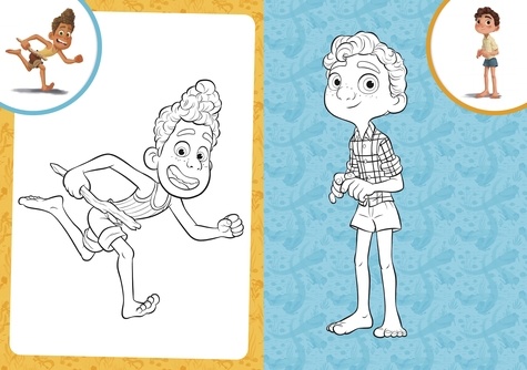 Mes coloriages avec stickers LUCA