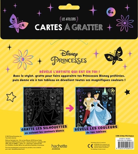 Cartes à gratter Disney Princesses - Les ateliers