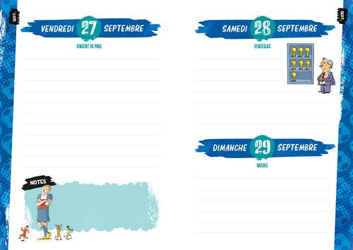 Agenda scolaire - Foot -2024/2025