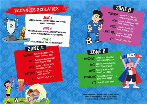 Agenda scolaire - Foot -2024/2025
