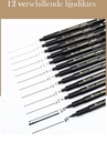 Mobee Pigment Liner Drawing Pen Drafting Black