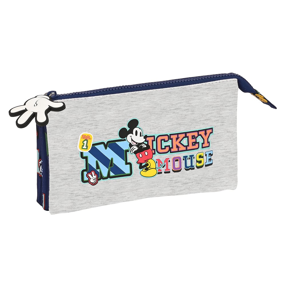 Trousse 3 compartiments - Mickey Mousse