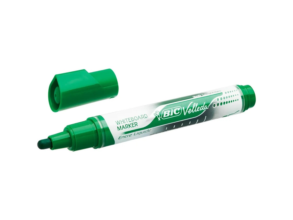 Marqueur liquide velleda vert BIC