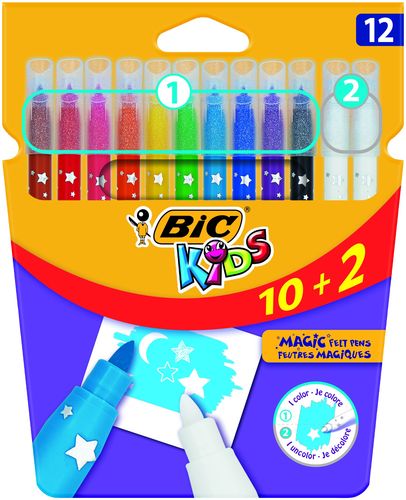 Feutres Kids Magic Bic 10+2