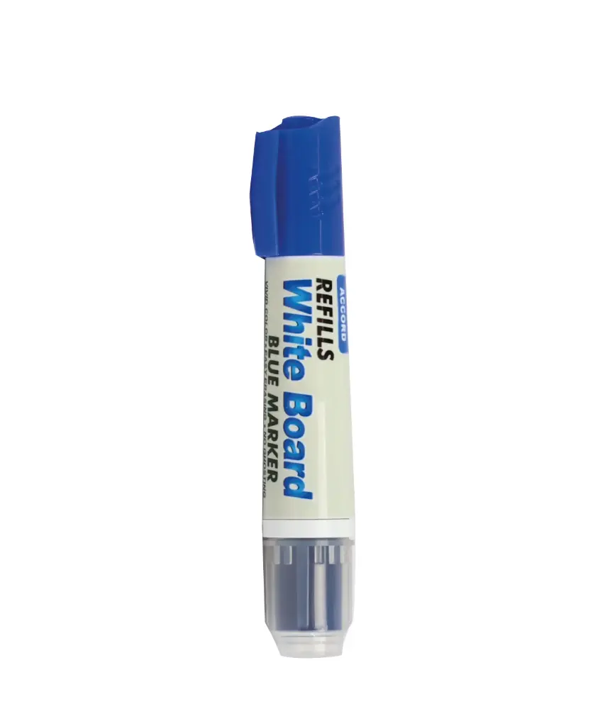 marqueur bleu rechargeable pour tableau accord