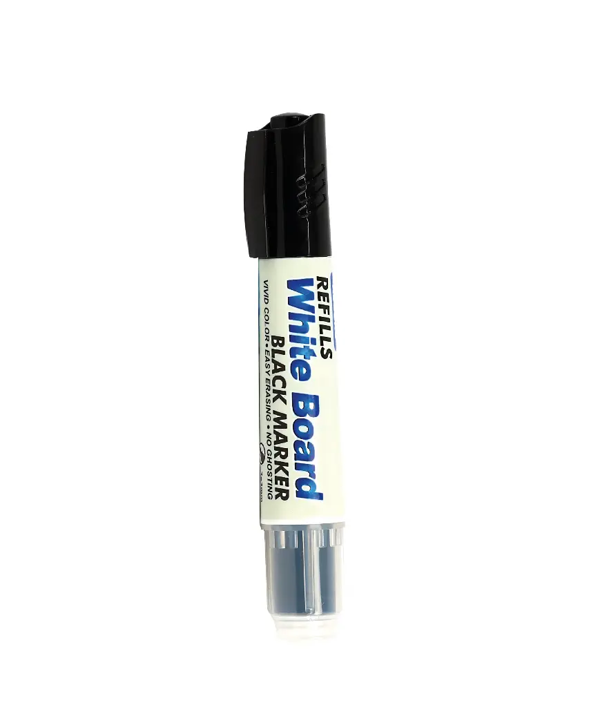 marqueur noir rechargeable pour tableau accord