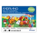 Bloc bricolage 42 Feuilles assortiment A4+
