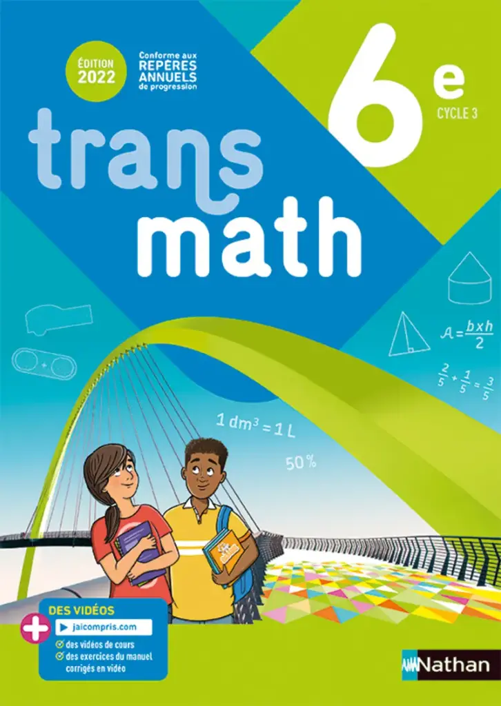 Transmath : 6e : manuel (édition 2022)