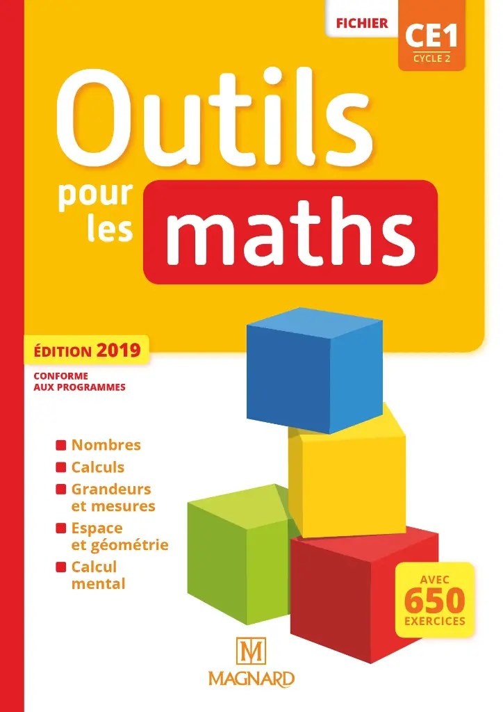 Outils pour les Maths CE1 (2019) - Fichier de l'élève