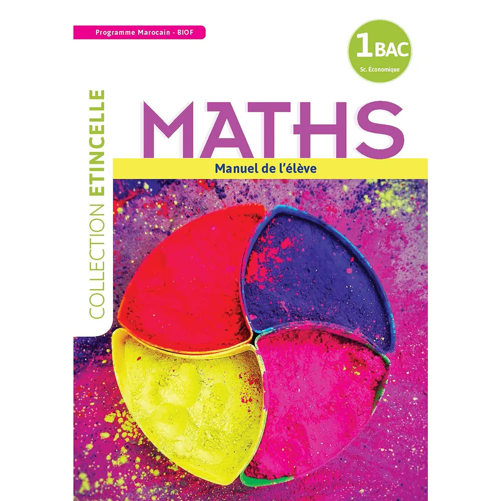 Etincelle math 1 bac eco