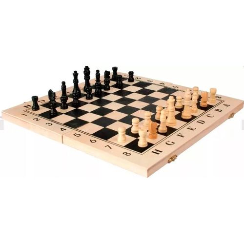 Jeu d'échecs portable pour voyage, camping, club (grand format)