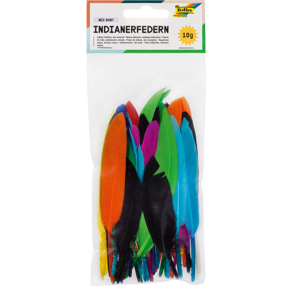 Sachet de Plumes décorative Couleurs Assorties