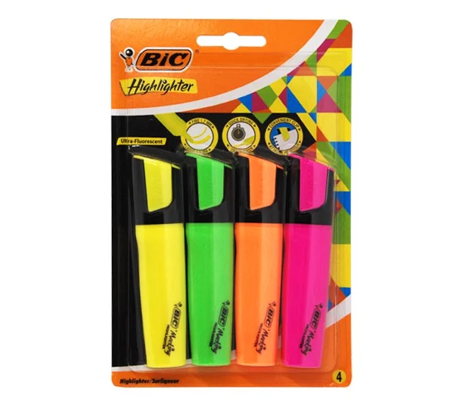 Pack de 4 Surligneurs  BIC