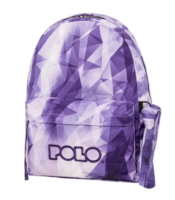 Sac a dos POLO + Scarf shapes violet