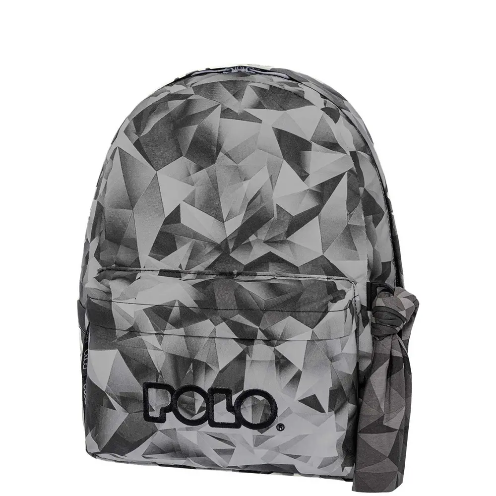 Sac a dos POLO Backpack + scarf shapes noir 