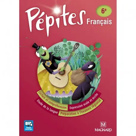 PACK PEPITES 6EME LIVRE+FICHIER+ORAL