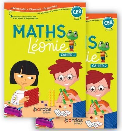 LES MATHS AVEC LEONIE CE2 CAHIER  1 &2