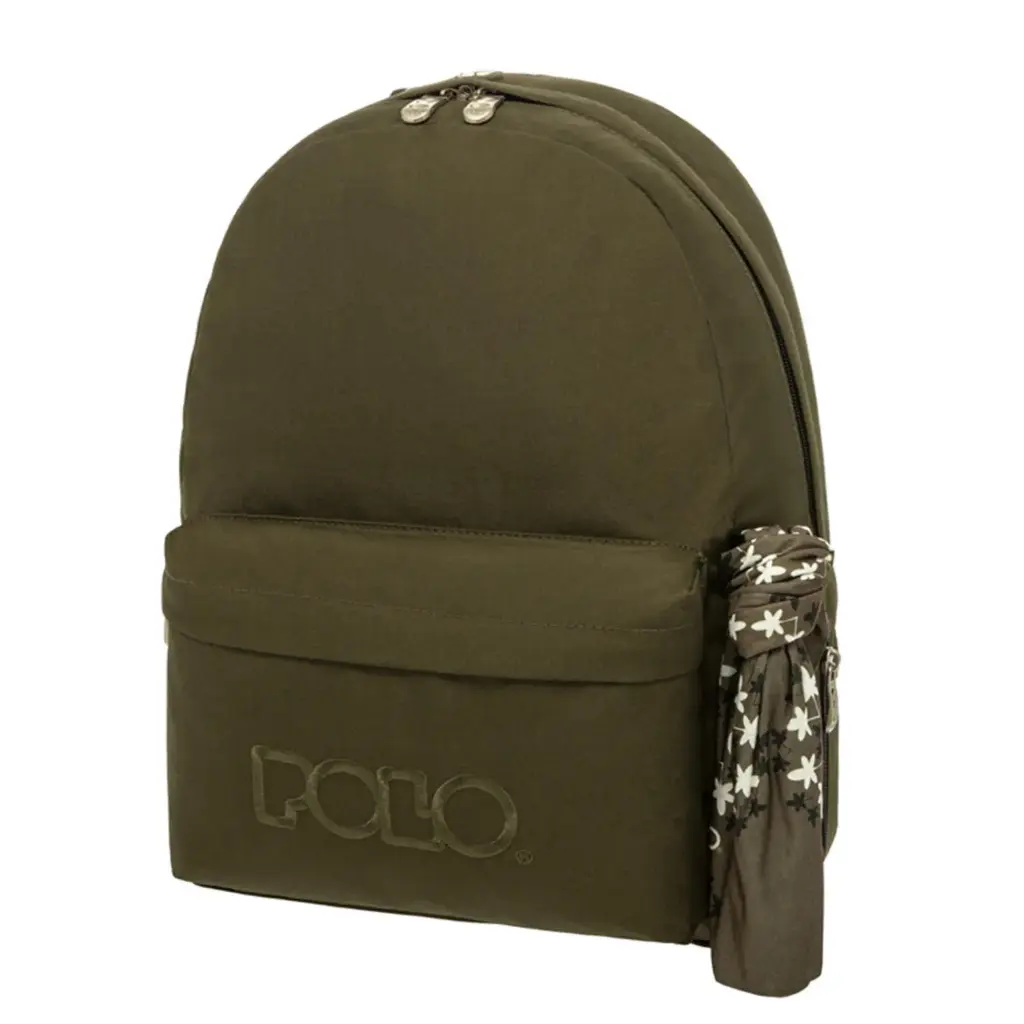 Sac a dos POLO vert kiwi + scarf 