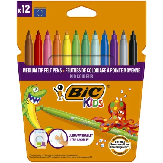 Feutres coloriage Kid Couleur BIC 