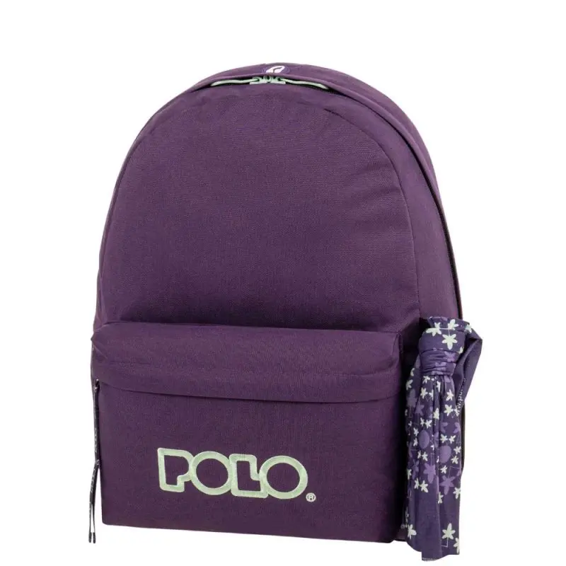 Sac a dos Polo + scarf Violet