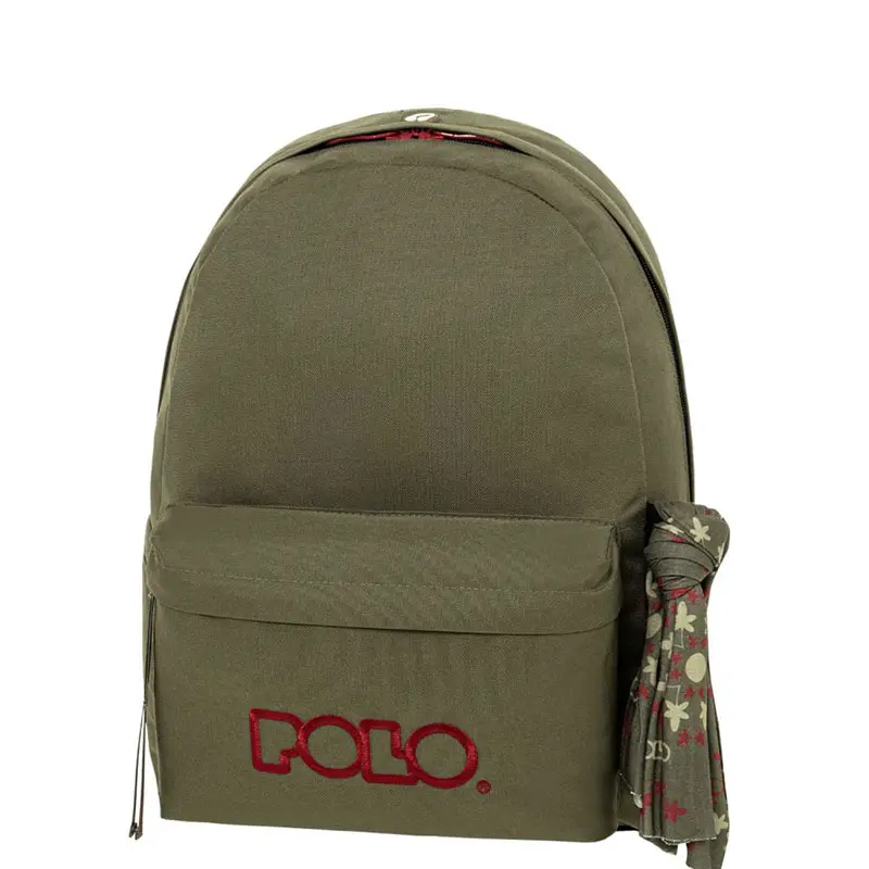Sac a dos POLO vert + scarf 