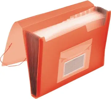 Trieur A4 13 Compartiments élastique Orange 