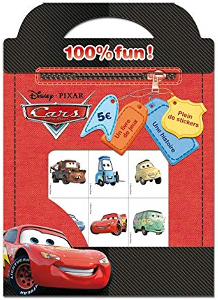 Cars 100% fun ! - Un livre de jeux, une histoire, plein de stickers