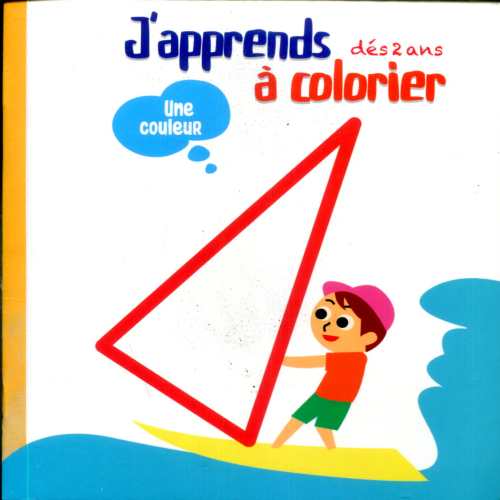 J'apprends à colorier une couleur