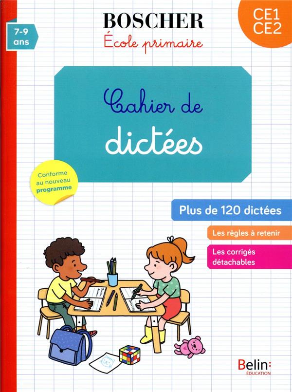 Cahier De Dictées Ce1-Ce2 - Boscher