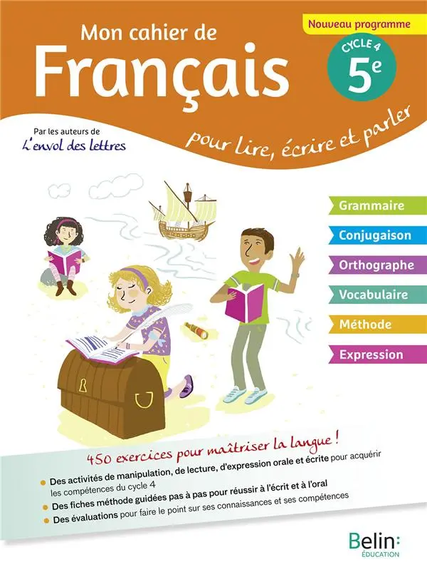 Mon Cahier De Français Cycle 4 5E