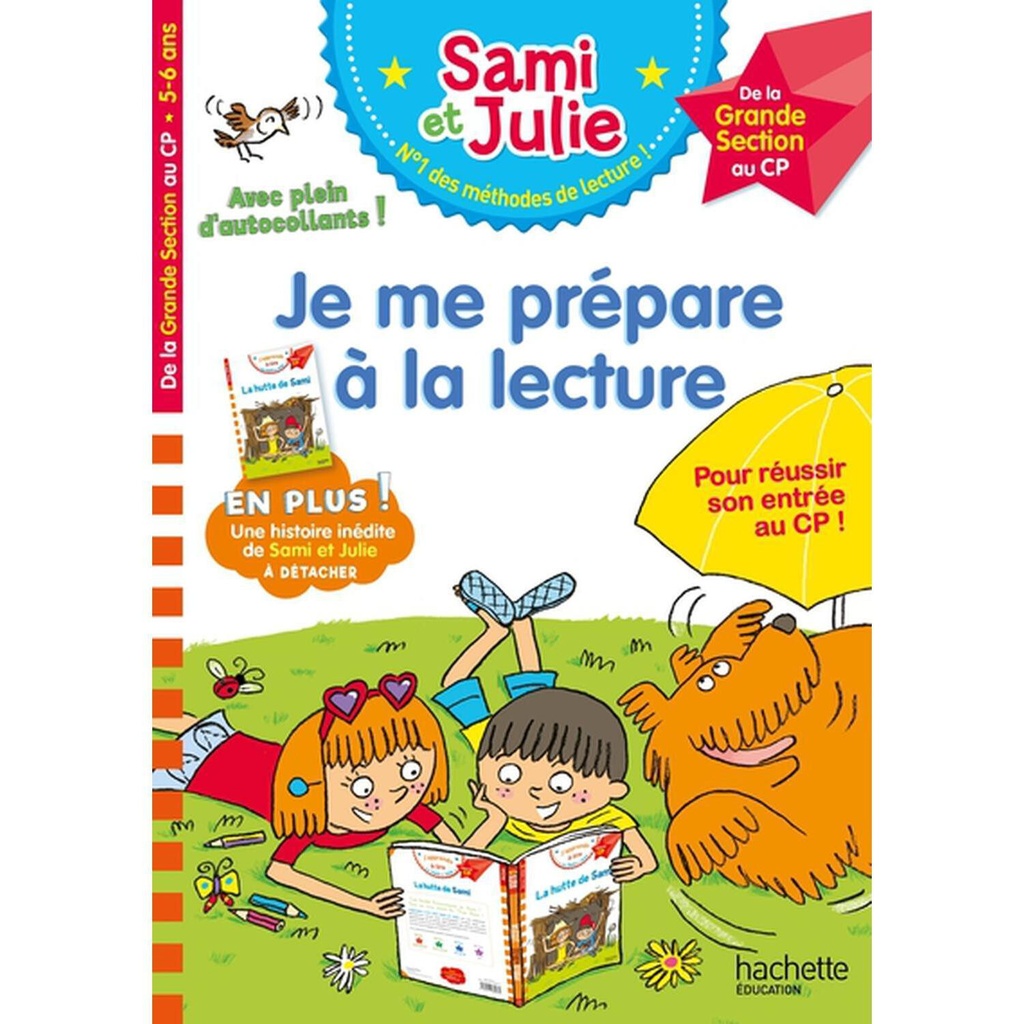 Sami Et Julie - Je Me Prépare À La Lecture De La Grande Section Au Cp - Cahier De Vacances 2022