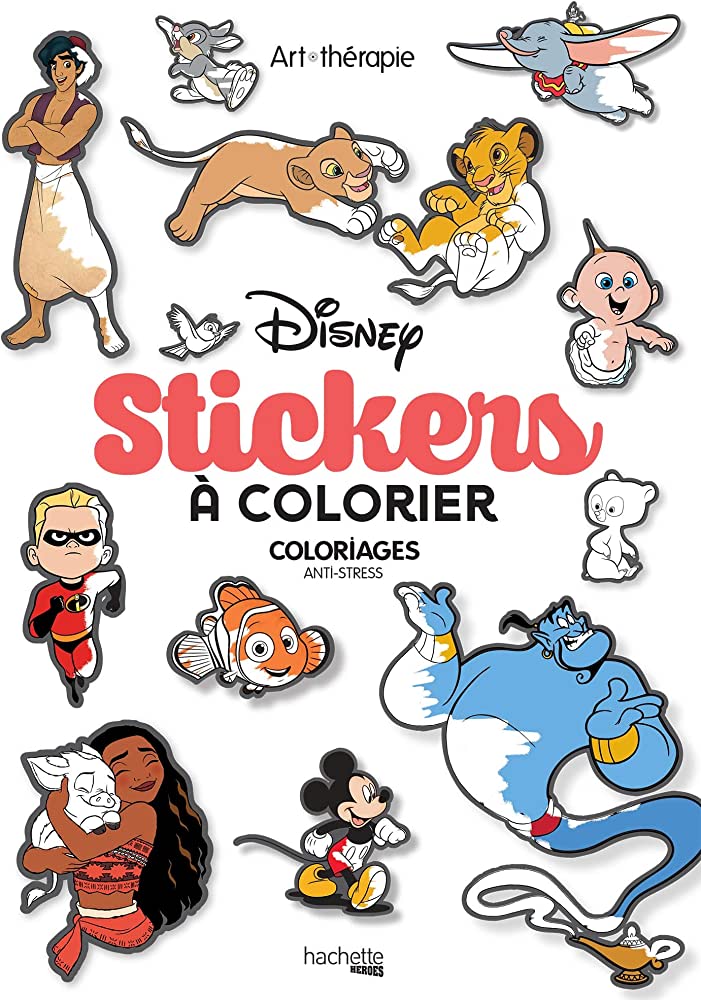 Disney Stickers À Colorier