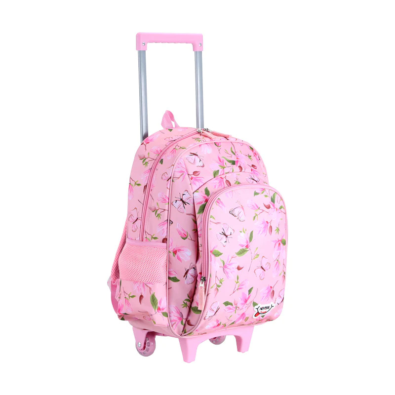 Cartable Trolley Flowers Teenpack Pour Les Filles