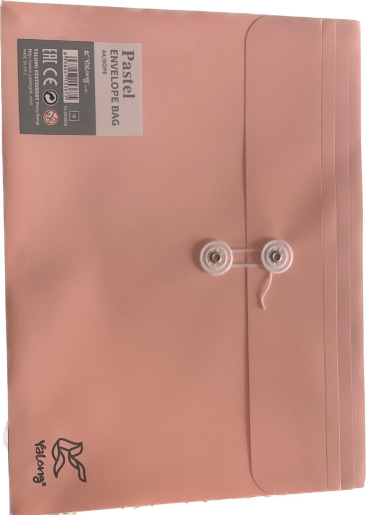 Enveloppe Plastique Pastel