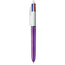 Stylo Bic 4 Couleur Shine Violet