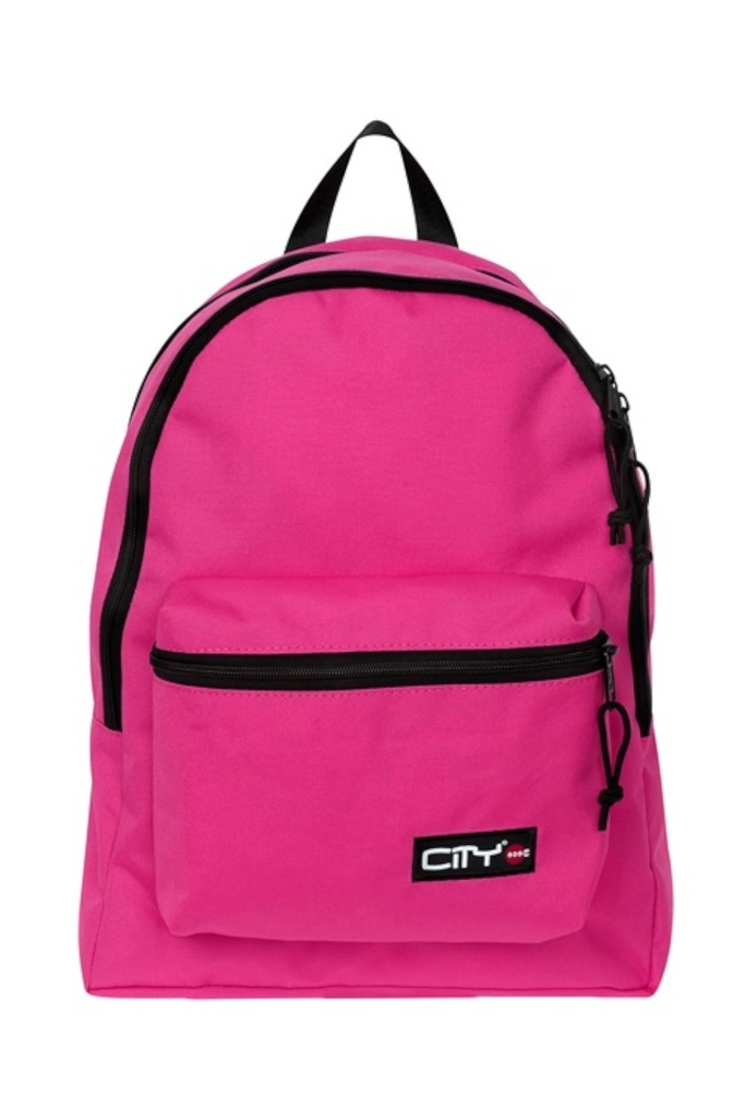 Cartable double bubblegum pink city