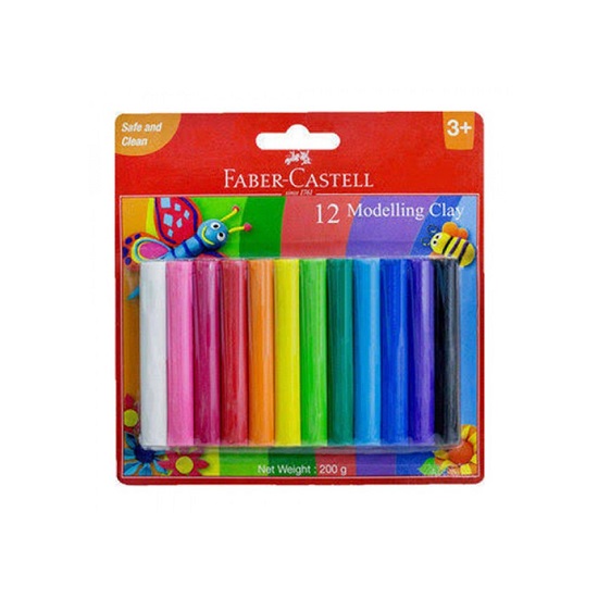 Pate À Modeler 12 Couleurs faber castell