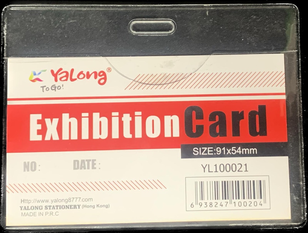 Badge en plastique 91*54