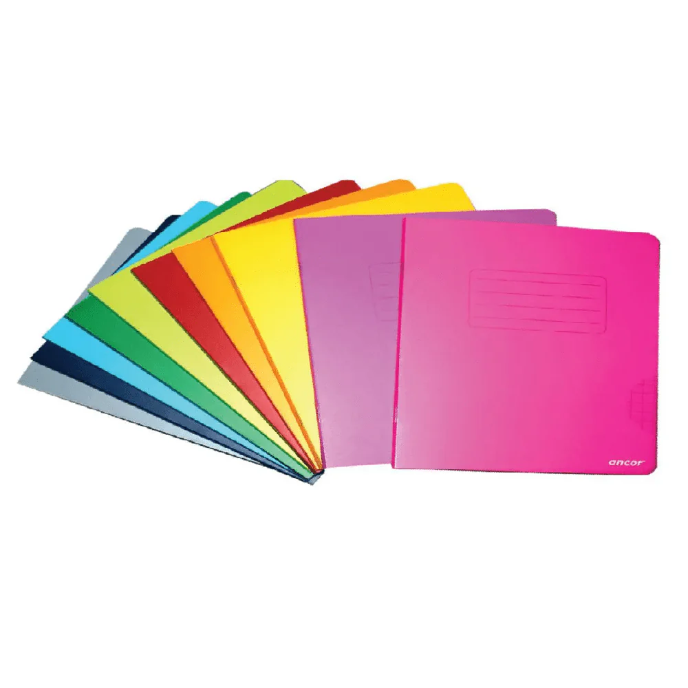 Cahier piqué séyès 96P 17x22 Polypro Ancor Gris