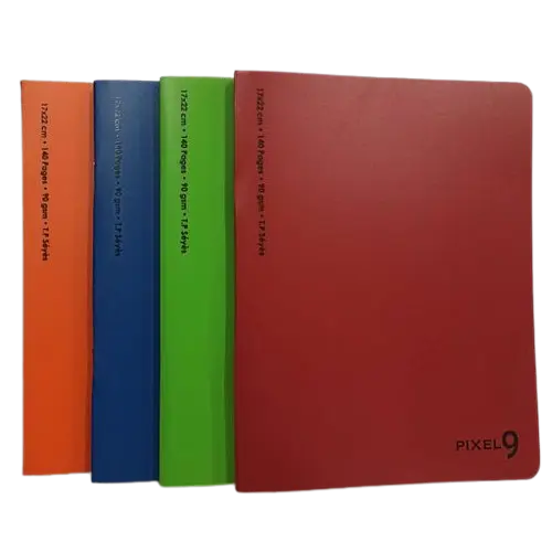 Cahier piqué TP 140P Polypro 17x22 Mintra