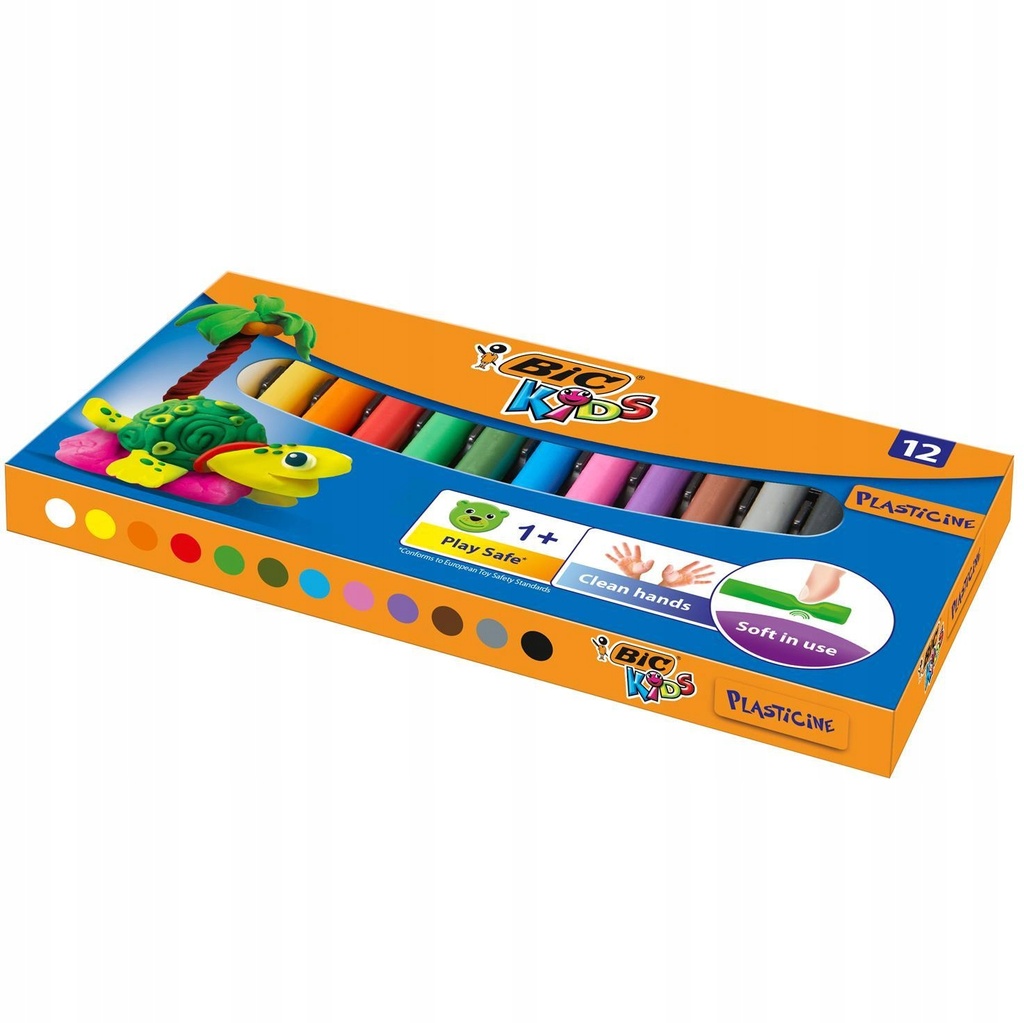 Pâte a modelé de 12 Plasticine BIC