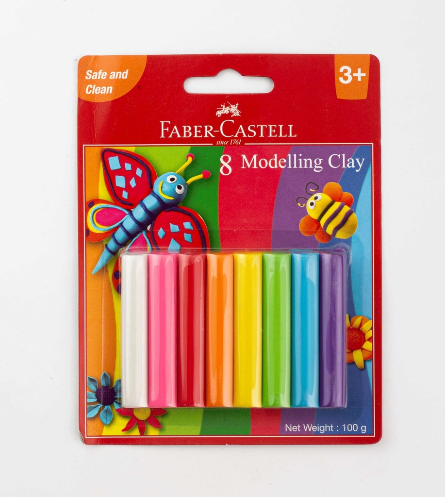Pate à Modeler 8 couleurs - Faber Castell