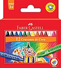 12 Crayon à cire - Faber Castell