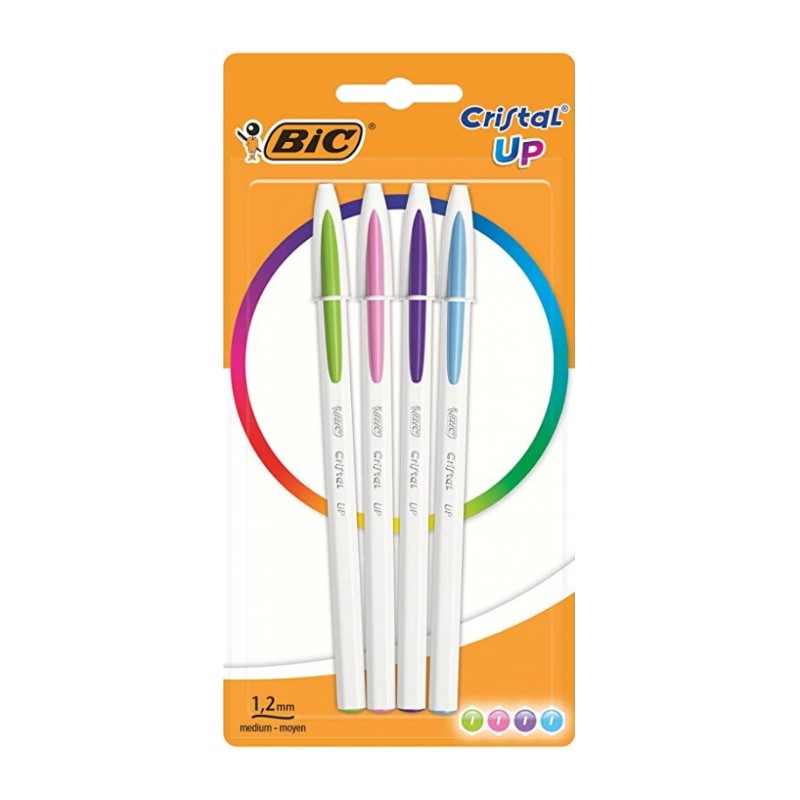 Blister 4 stylos FIFTY BIC UP