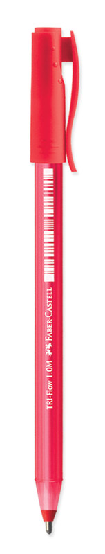 Stylo Tri Flow 1mm Rouge - Faber Castell