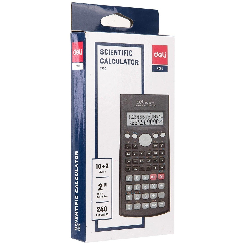 Calculatrice scientifique deli e1710