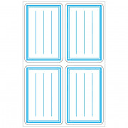 Etiquette scolaire Algo 24pcs